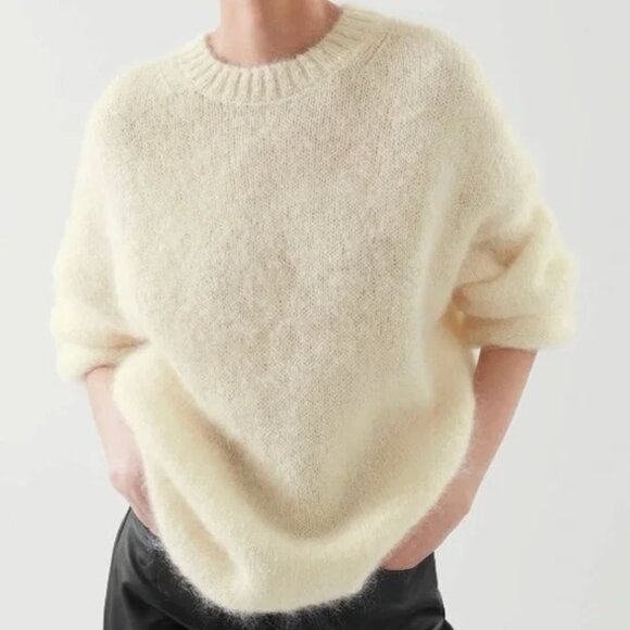 NWT Free People Luxury Angelic Pullover Alpaca Super Soft Oversized Sweater - Picture 1 of 12